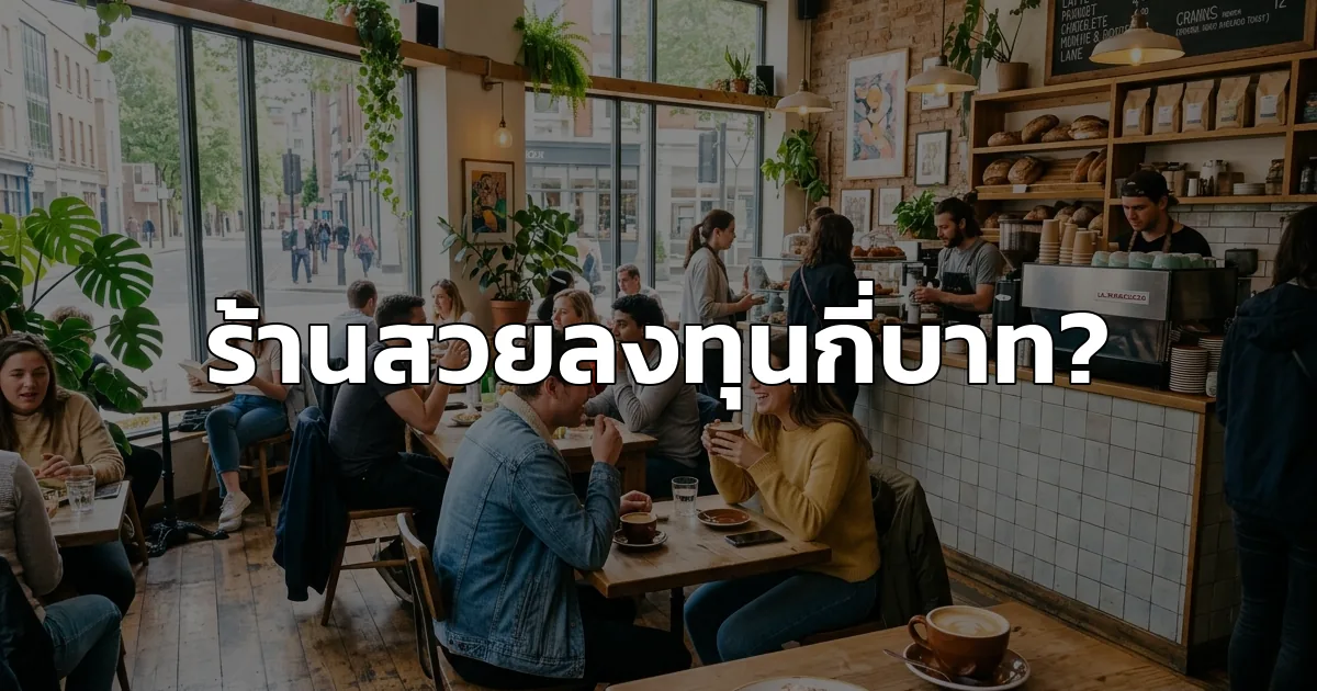 ทำคาเฟ่ร้านสวย คิดรึยังว่าได้กำไร?
